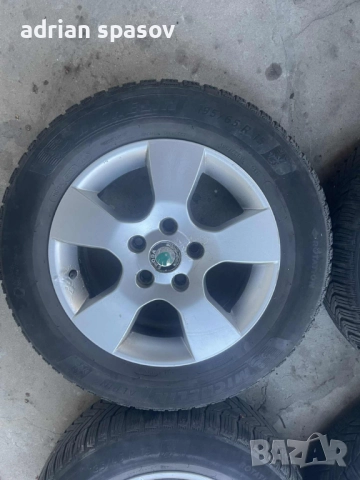 Джанти 15" Ronal за Skoda и др. 5х112 6.5Jx15H2 ET50 с гуми 195/65/15, снимка 3 - Гуми и джанти - 52845055
