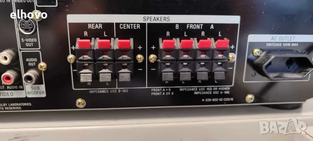 Ресивър SONY STR-DE545, снимка 5 - Ресийвъри, усилватели, смесителни пултове - 48219581