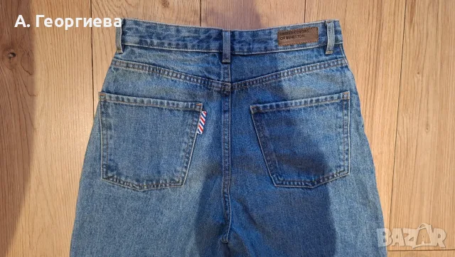Широки дънки Benetton, снимка 4 - Детски панталони и дънки - 56054464