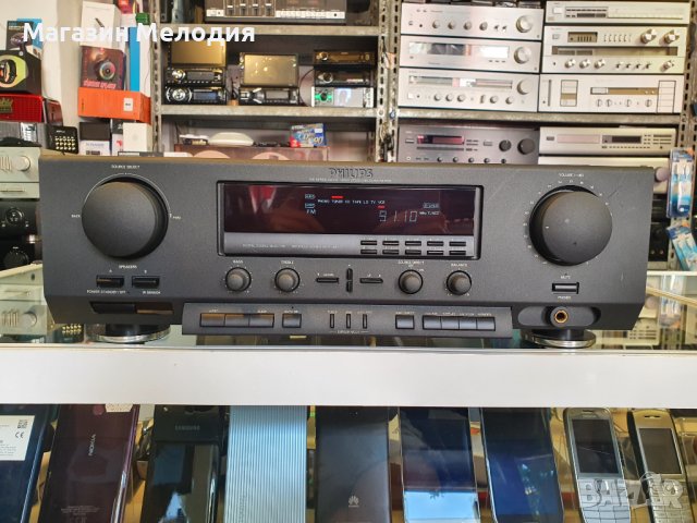 Ресийвър Philips Video Stereo Receiver FR 930E  В отлично техническо и визуално състояние. 65 вата н