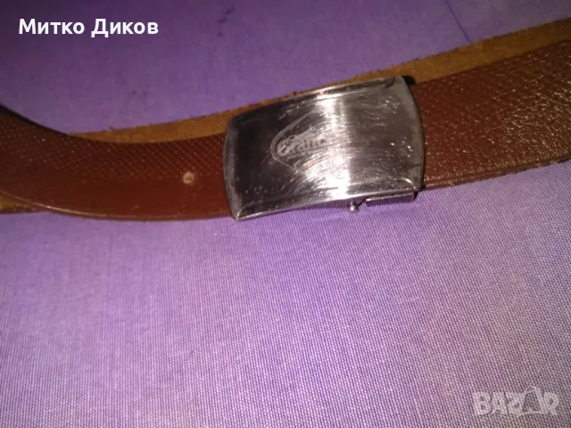 Фламини марков колан естествена кожа 133мм на 33мм нов, снимка 9 - Колани - 49486461