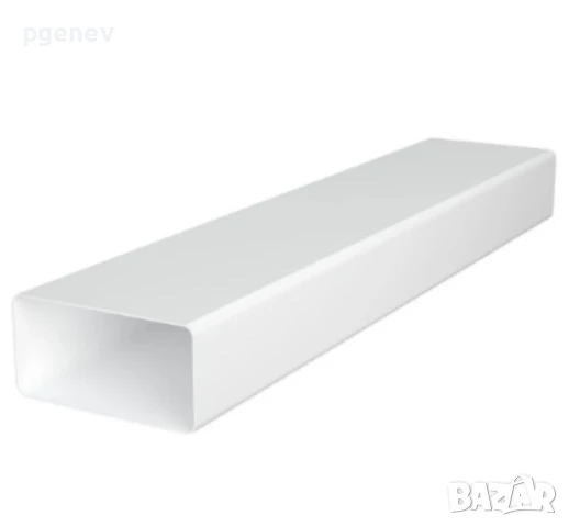 Правоъгълен ПВЦ въздуховод + 2 броя коляно