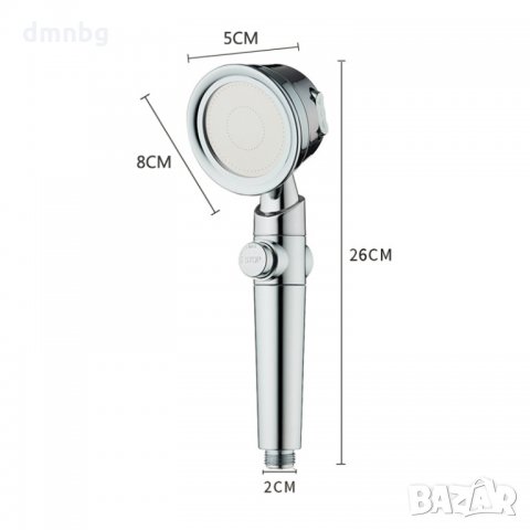 Душ слушалка под високо налягане 703-С, снимка 3 - Душове - 35974996