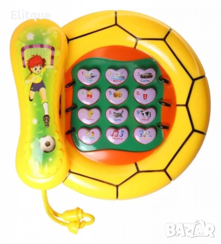 Телефон играчка във формата на топка със светлина и звук, снимка 5 - Други - 52786683