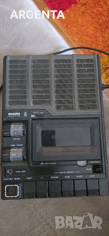 Ретро касетен рекордър Philips N2214, снимка 3 - Радиокасетофони, транзистори - 56140016