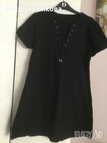 Дамска черна рокля, размер 42