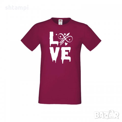 Мъжка тениска Свети Валентин Love 1, снимка 6 - Тениски - 35713255