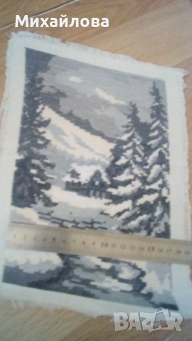 Гоблен "Вълшебната зима", снимка 4 - Гоблени - 41560021