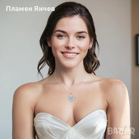 Дамско колие LAVUMO от сребро проба 925, снимка 2 - Колиета, медальони, синджири - 56074578