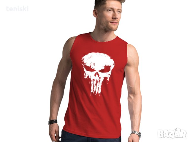 Тениски Skull за спорт фитнес и ежедневие, снимка 3 - Тениски - 29250211