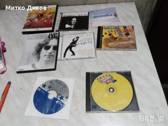 CD Lennonyc-Tom Waits-La Strada-Mery Christmas-Maria Callas-Куба Й.Христова и Тоника 2-6 евро