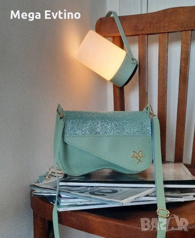 Дамска чанта  Victoria, синьозелена, снимка 2 - Чанти - 35847604