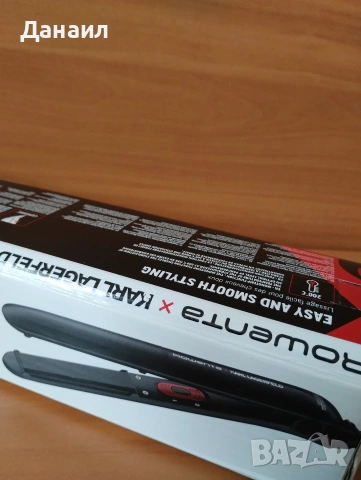 НОВО!!! Преса за коса Rowenta , снимка 6 - Преси за коса - 53244494