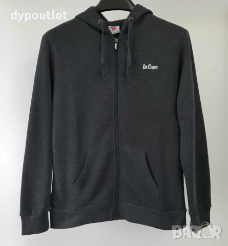 Lee Cooper - Дамски суичър с качулка Zip Thru Hoody, размер M , цвят - тъмно сиво. , снимка 2 - Суичъри - 39487727