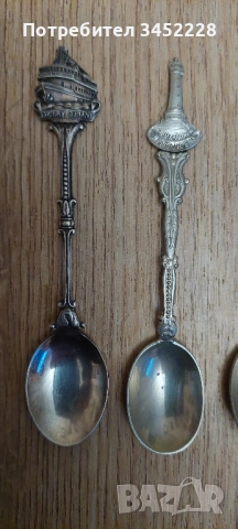 лъжички за колекционери 4 броя , снимка 2 - Антикварни и старинни предмети - 52458924