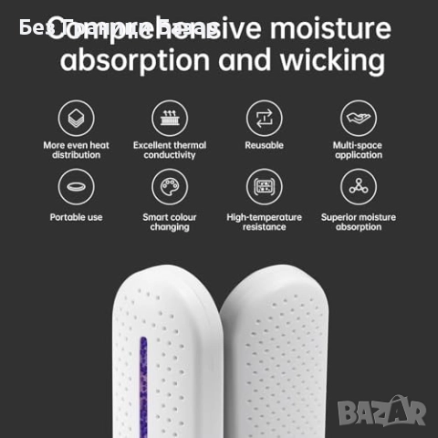 Нов Мини влагоуловител с индикатор и USB зареждане за гардероби шкафове, снимка 5 - Други стоки за дома - 52003174