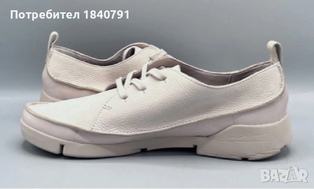 Дамски обувки CLARKS Trigenic Flex Бежови - № 40, естествена мека кожа, снимка 6 - Дамски ежедневни обувки - 53452649