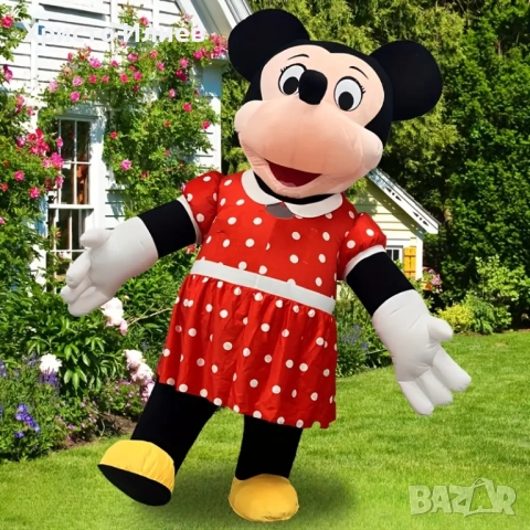 Гигантски надуваем Костюм на Мини Маус 1,9м за парти, снимка 2 - Други - 51617520