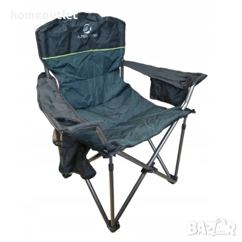ПРОМОЦИЯ Сгъваем къмпинг стол ALPHA CAMP E01CC402-GN