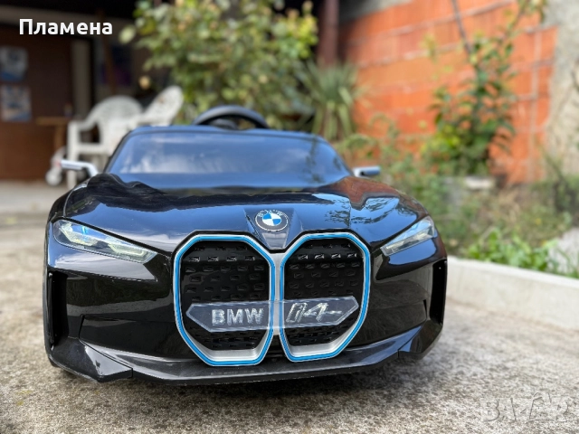 Детска акумолаторна електрическа кола BMW I4, снимка 6 - Електрически играчки - 52127259