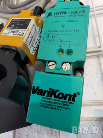 Немски индуктивен датчик, индуктивни датчици PVC PEPPERL+FUCNS зелен ;10-30в=;PNP-но 200mA, снимка 3 - Друга електроника - 28402006