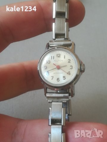 Дамски часовник KELTON. England. Vintage watch. Гривна. Механичен механизъм. , снимка 1 - Гривна - 41972022