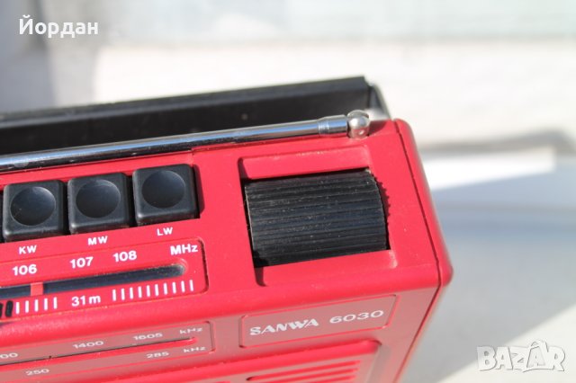 Радио ''Sanwa 6030", снимка 6 - Радиокасетофони, транзистори - 44497230