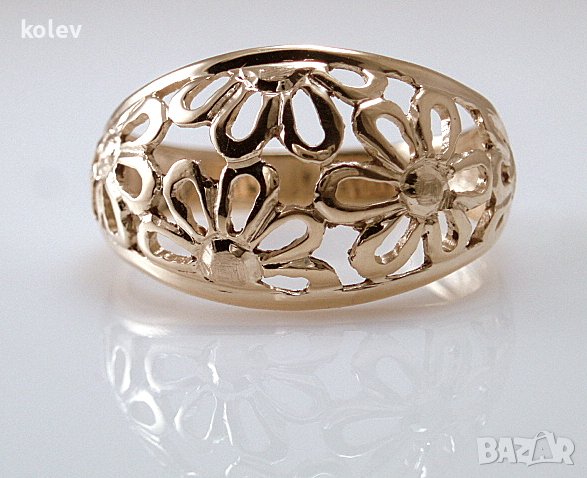 Златен пръстен МАРГАРИТИ 3.31 грама/размер №62-63, снимка 6 - Пръстени - 41586787