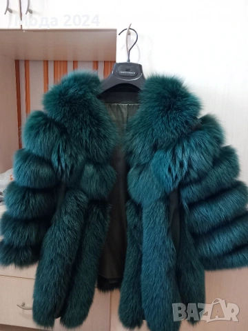 Естествен косъм, С размер, два цвята. , снимка 7 - Палта, манта - 53636186