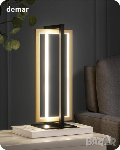 LED нощна лампа EDISHINE, димируема настолна лампа, сензорна, снимка 8 - Лед осветление - 44161956