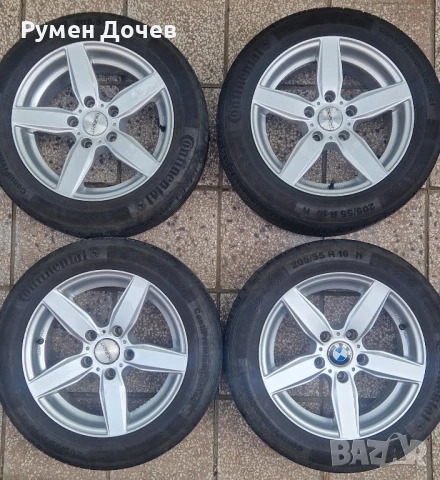 bmw джанти с гуми 205/55/16, снимка 1