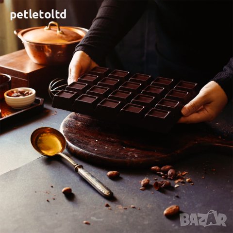 Черен шоколад със Стевия без захар БЛОК 900гр. Какао 92% Какаови зърна от Еквадор, eритритол, стевия, снимка 2 - Други - 42623291