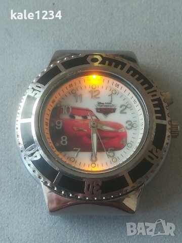 Детски часовник Disney - PIXAR - Cars. Vintage watch. Ретро модел. Просветка. Японски механизъм , снимка 3 - Детски - 42269708