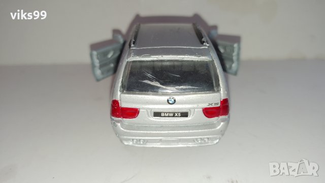 Метална количка BMW X5 Maisto Мащаб 1:42, снимка 3 - Колекции - 42428074