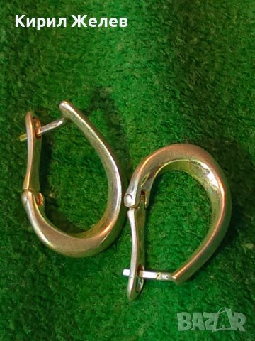 ИЗИСКАНИ СРЕБЪРНИ АНГЛИЙСКИ ОБЕЦИ СРЕБРО 925 РЪЧНА РЕТРО АРТ ИЗРАБОТКА 38564