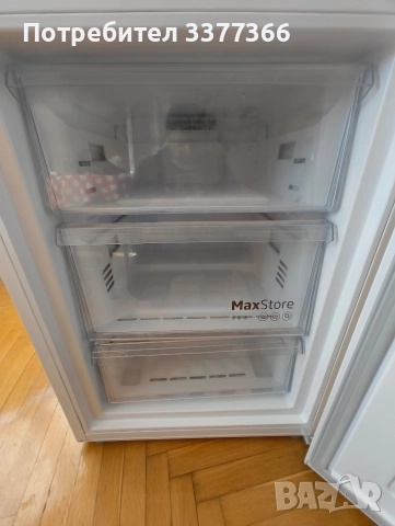 061011 нов Хладилник с долен фризер BEKO B3RCNA 364 HXBR 186.50 см