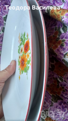 Овални чинии , снимка 3 - Антикварни и старинни предмети - 36181104