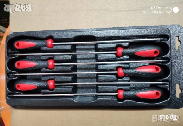 HALFORDS advanced 8 броя отвертки комплект .TRIDENT TOOLS 6 БРОЯ дълги отвертки торкс T10-T30, снимка 4 - Отвертки - 52886890