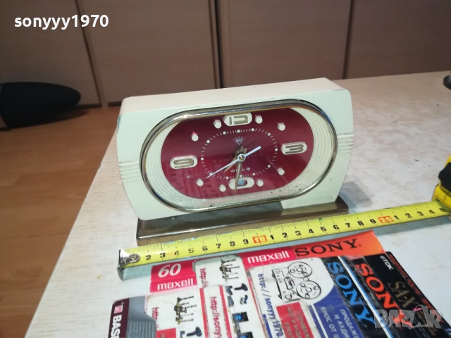 МЕХАНИЧЕН БУДИЛНИК ОТ СОЦА 2510252102, снимка 11 - Антикварни и старинни предмети - 52180602