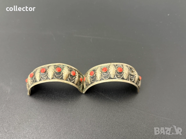 Стара етно / етнографска гривна / възрожденска. №7761, снимка 6 - Антикварни и старинни предмети - 52827041