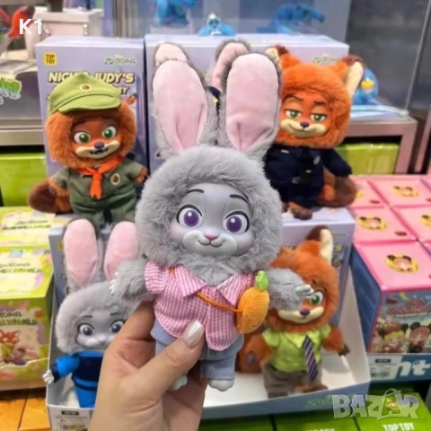 Плюшени играчки Зоотрополис 2 серия, Zootopia Zootropolis Ник/Джуди 18-20см, снимка 5 - Плюшени играчки - 53267685