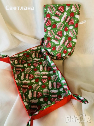 Текстилен панер и ръкохватка, снимка 3 - Декорация за дома - 52832767