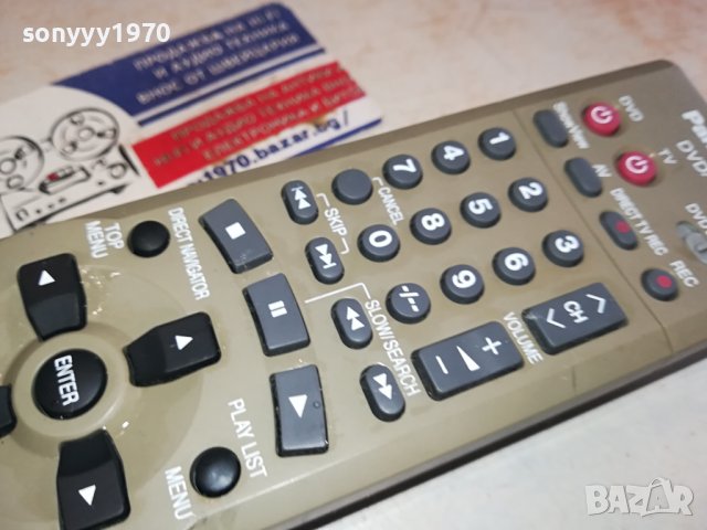 PANASONIC DVD/TV REMOTE CONTROL-ВНОС SWISS 2302241601, снимка 12 - Дистанционни - 44434599