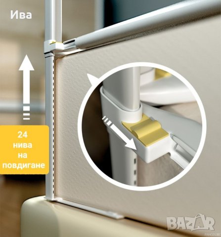 НОВО! Преграда за легло, свалящи се страници, падаща предпазна бариера за бебе, снимка 3 - Бебешки легла и матраци - 40532508