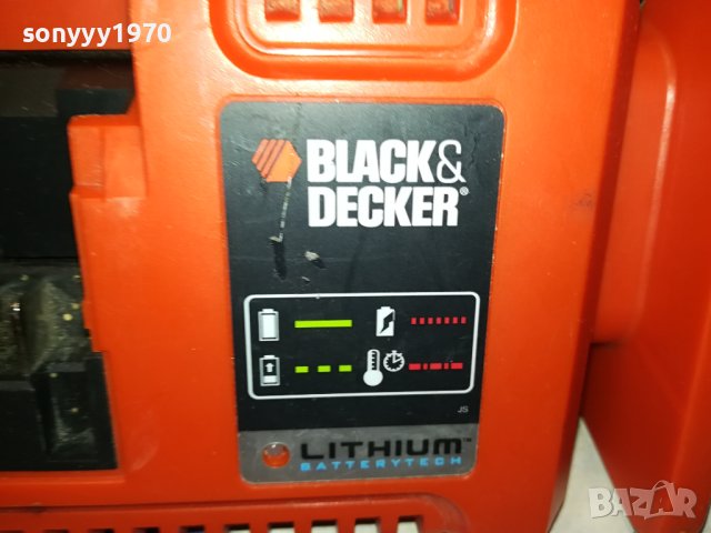 BLACK DECKER LITHIUM BATTERY CHARGER-ВНОС FRANCE 2210231723, снимка 11 - Винтоверти - 42675244