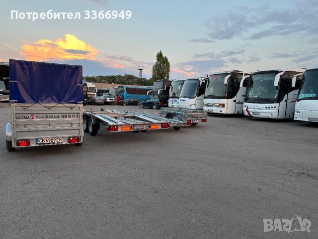 Автоплатформи / платформи / ремаркета за мотори и АТВ / туристически ремаркета ПОД НАЕМ, снимка 4 - Ремаркета - 42528374