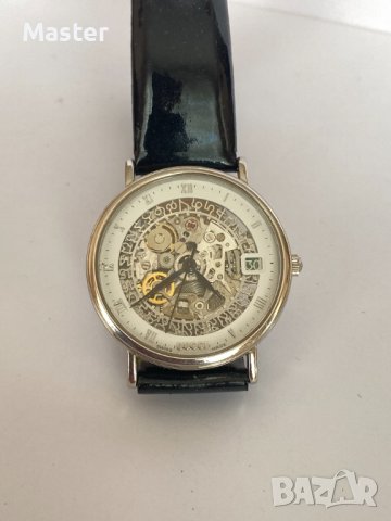 Limited GUCCI Skeleton Platinum Дамски часовник