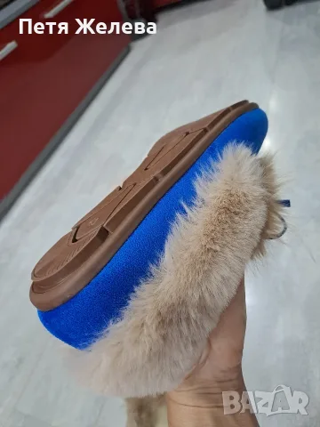Дамски пантофи с косъм, снимка 5 - Пантофи - 56371724