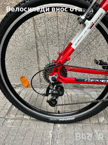 Алуминиев велосипед 26 цола 24 скорости преден амортисьор аиро капли палцови команди много запазено , снимка 3 - Велосипеди - 49780135