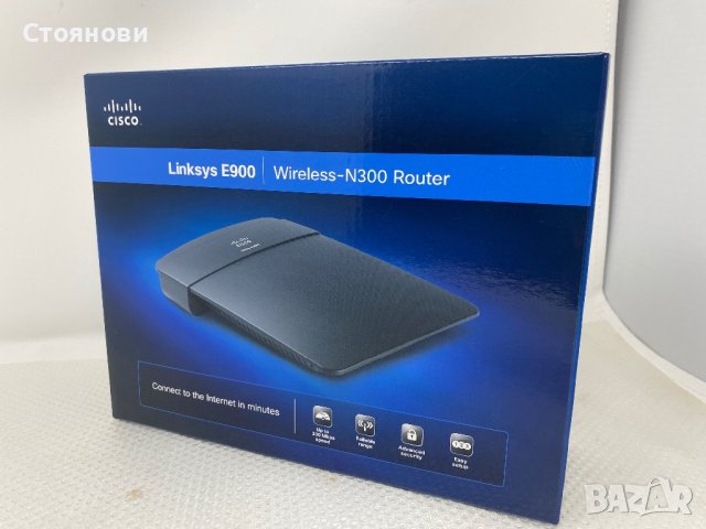 РУТЕР LINKSYS E900 Single-band, WI-FI 4, снимка 9 - Рутери - 41887696